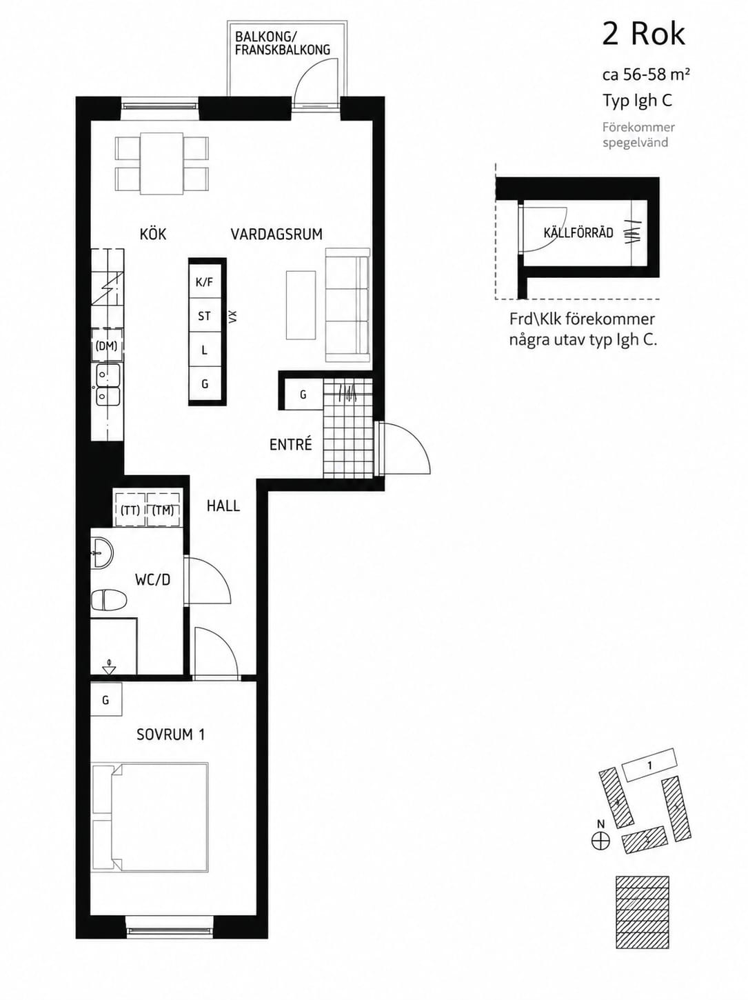 2-room apartment in Göteborg, Ebbe Lieberathsgatan - image 5