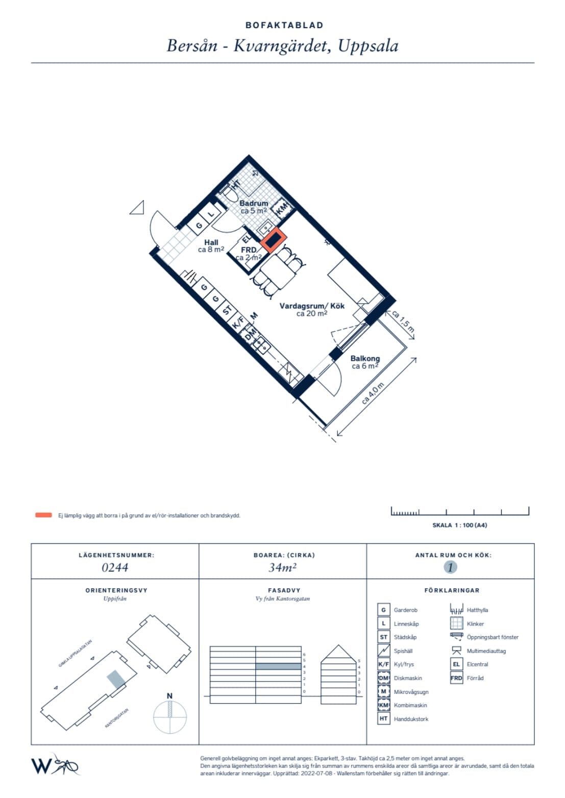 1-room apartment in Uppsala, Gamla Uppsalagatan - image 5